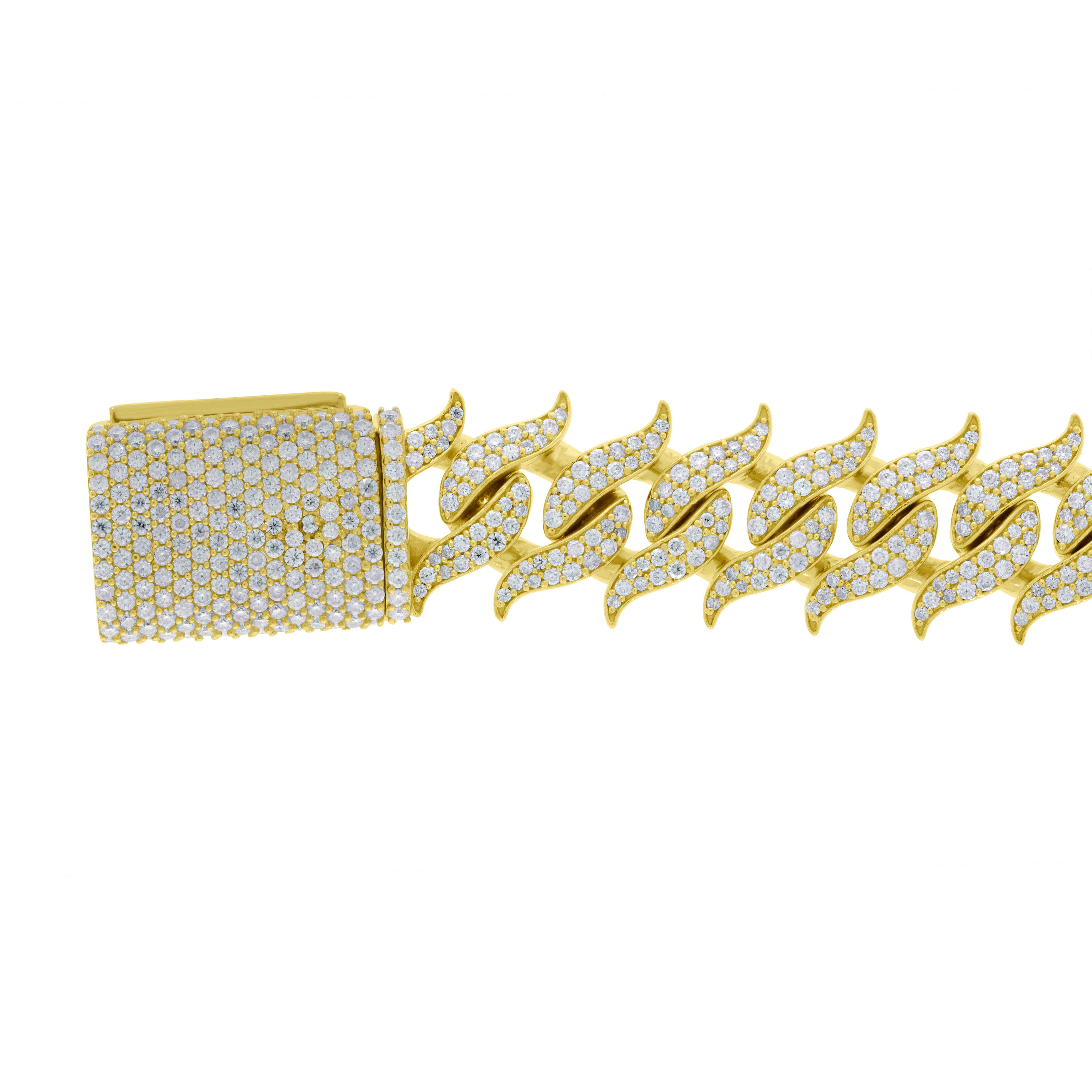 Diamond Cuban Link Brecelet BR96213AL8